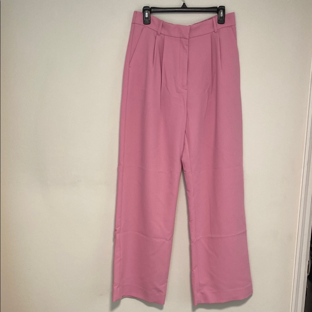 Abercrombie & Fitch Pink Wide Leg Pants